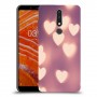לבבות מעורפלים בחום כיסוי מגן קשיח מעוצב ל Nokia 3.1 Plus יחידה אחת סקרין מובייל