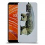 דוב לבן כיסוי מגן קשיח מעוצב ל Nokia 3.1 Plus יחידה אחת סקרין מובייל