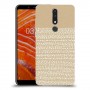 נקודות לבנות כיסוי מגן קשיח מעוצב ל Nokia 3.1 Plus יחידה אחת סקרין מובייל