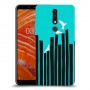 מי גבוה יותר כיסוי מגן קשיח מעוצב ל Nokia 3.1 Plus יחידה אחת סקרין מובייל