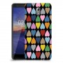 פסיפס קשת לבבות כיסוי מגן קשיח מעוצב ל Nokia 3.1 יחידה אחת סקרין מובייל