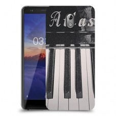 פסנתר Soul כיסוי מגן קשיח מעוצב ל Nokia 3.1 יחידה אחת סקרין מובייל