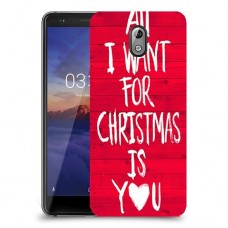 אתה עבור חג המולד כיסוי מגן קשיח מעוצב ל Nokia 3.1 יחידה אחת סקרין מובייל