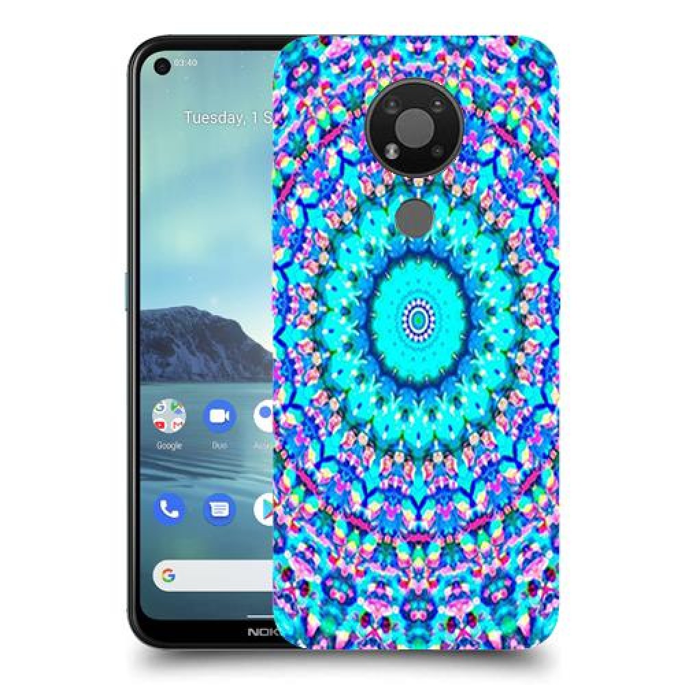 מנדלה בצבע כיסוי מגן קשיח מעוצב ל Nokia 3.4 יחידה אחת סקרין מובייל