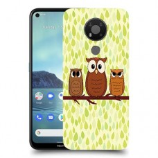 משפחת ינשוף כיסוי מגן קשיח מעוצב ל Nokia 3.4 יחידה אחת סקרין מובייל