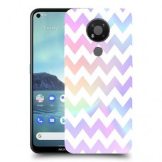 גיאומטריה פסטל כיסוי מגן קשיח מעוצב ל Nokia 3.4 יחידה אחת סקרין מובייל