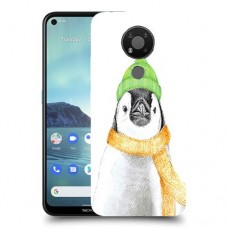 פינגווין בקור כיסוי מגן קשיח מעוצב ל Nokia 3.4 יחידה אחת סקרין מובייל