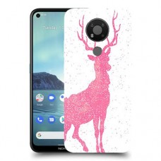 צבי ורוד כיסוי מגן קשיח מעוצב ל Nokia 3.4 יחידה אחת סקרין מובייל