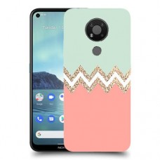 ורוד ירוק כיסוי מגן קשיח מעוצב ל Nokia 3.4 יחידה אחת סקרין מובייל