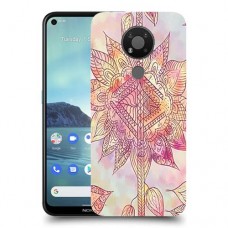 חמניות מוזרה סגולה כיסוי מגן קשיח מעוצב ל Nokia 3.4 יחידה אחת סקרין מובייל