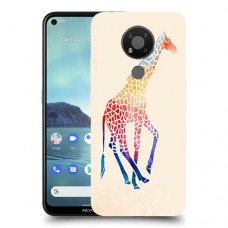קשת ג 'ירפה כיסוי מגן קשיח מעוצב ל Nokia 3.4 יחידה אחת סקרין מובייל