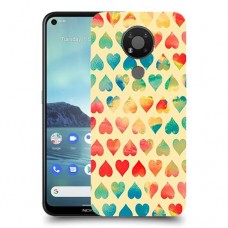 לבבות קשת כיסוי מגן קשיח מעוצב ל Nokia 3.4 יחידה אחת סקרין מובייל