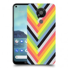 פסים קשת כיסוי מגן קשיח מעוצב ל Nokia 3.4 יחידה אחת סקרין מובייל