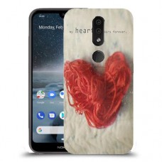 הלב הוא שלך לנצח כיסוי מגן קשיח מעוצב ל Nokia 4.2 יחידה אחת סקרין מובייל