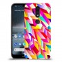 פסים ניאון כיסוי מגן קשיח מעוצב ל Nokia 4.2 יחידה אחת סקרין מובייל