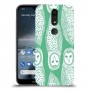 ינשופים על ירוק כיסוי מגן קשיח מעוצב ל Nokia 4.2 יחידה אחת סקרין מובייל