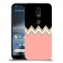 ורוד-לבן-לבן כיסוי מגן קשיח מעוצב ל Nokia 4.2 יחידה אחת סקרין מובייל