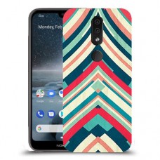 פסים בצבע כיסוי מגן קשיח מעוצב ל Nokia 4.2 יחידה אחת סקרין מובייל