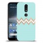 פסים בירוק כיסוי מגן קשיח מעוצב ל Nokia 4.2 יחידה אחת סקרין מובייל