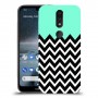 פסים במנטה כיסוי מגן קשיח מעוצב ל Nokia 4.2 יחידה אחת סקרין מובייל