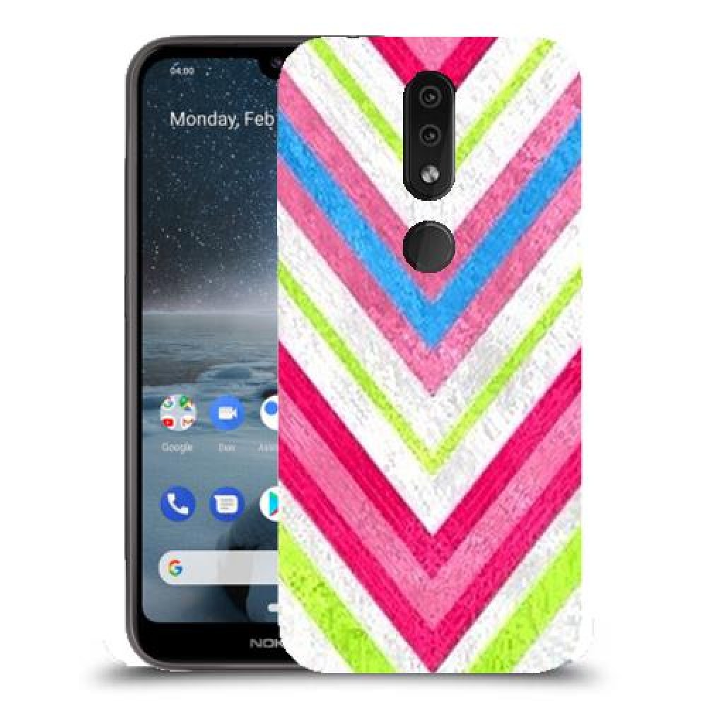 צבעים חשופים כיסוי מגן קשיח מעוצב ל Nokia 4.2 יחידה אחת סקרין מובייל