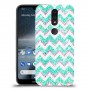 גיאומטריה טורקיז כיסוי מגן קשיח מעוצב ל Nokia 4.2 יחידה אחת סקרין מובייל