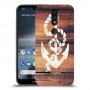 עוגן מעץ כיסוי מגן קשיח מעוצב ל Nokia 4.2 יחידה אחת סקרין מובייל
