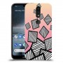 זאברה ריבועים כיסוי מגן קשיח מעוצב ל Nokia 4.2 יחידה אחת סקרין מובייל