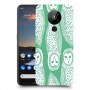 ינשופים על ירוק כיסוי מגן קשיח מעוצב ל Nokia 5.3 יחידה אחת סקרין מובייל