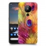 נוצת טווס כיסוי מגן קשיח מעוצב ל Nokia 5.3 יחידה אחת סקרין מובייל