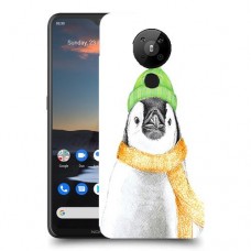 פינגווין בקור כיסוי מגן קשיח מעוצב ל Nokia 5.3 יחידה אחת סקרין מובייל