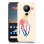 קשת ג 'ירפה כיסוי מגן קשיח מעוצב ל Nokia 5.3 יחידה אחת סקרין מובייל