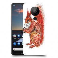 סקוור עשיר כיסוי מגן קשיח מעוצב ל Nokia 5.3 יחידה אחת סקרין מובייל