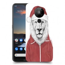 סנטה אריה כיסוי מגן קשיח מעוצב ל Nokia 5.3 יחידה אחת סקרין מובייל
