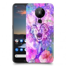 חתול מושלג כיסוי מגן קשיח מעוצב ל Nokia 5.3 יחידה אחת סקרין מובייל