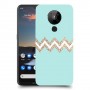 פסים בירוק כיסוי מגן קשיח מעוצב ל Nokia 5.3 יחידה אחת סקרין מובייל