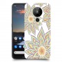 חמניות בלבן כיסוי מגן קשיח מעוצב ל Nokia 5.3 יחידה אחת סקרין מובייל