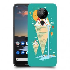גלידה סאני כיסוי מגן קשיח מעוצב ל Nokia 5.3 יחידה אחת סקרין מובייל