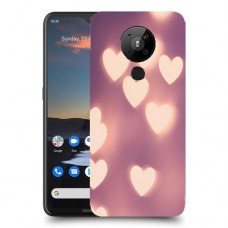 לבבות מעורפלים בחום כיסוי מגן קשיח מעוצב ל Nokia 5.3 יחידה אחת סקרין מובייל