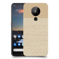 נקודות לבנות כיסוי מגן קשיח מעוצב ל Nokia 5.3 יחידה אחת סקרין מובייל