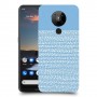 נקודות לבנות בכחול כיסוי מגן קשיח מעוצב ל Nokia 5.3 יחידה אחת סקרין מובייל