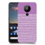 נקודות לבנות בסגול כיסוי מגן קשיח מעוצב ל Nokia 5.3 יחידה אחת סקרין מובייל