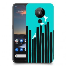 מי גבוה יותר כיסוי מגן קשיח מעוצב ל Nokia 5.3 יחידה אחת סקרין מובייל