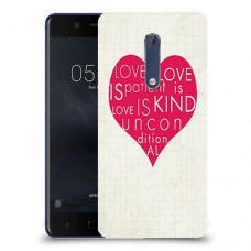 אהבה היא אדיבה כיסוי מגן קשיח מעוצב ל Nokia 5 יחידה אחת סקרין מובייל