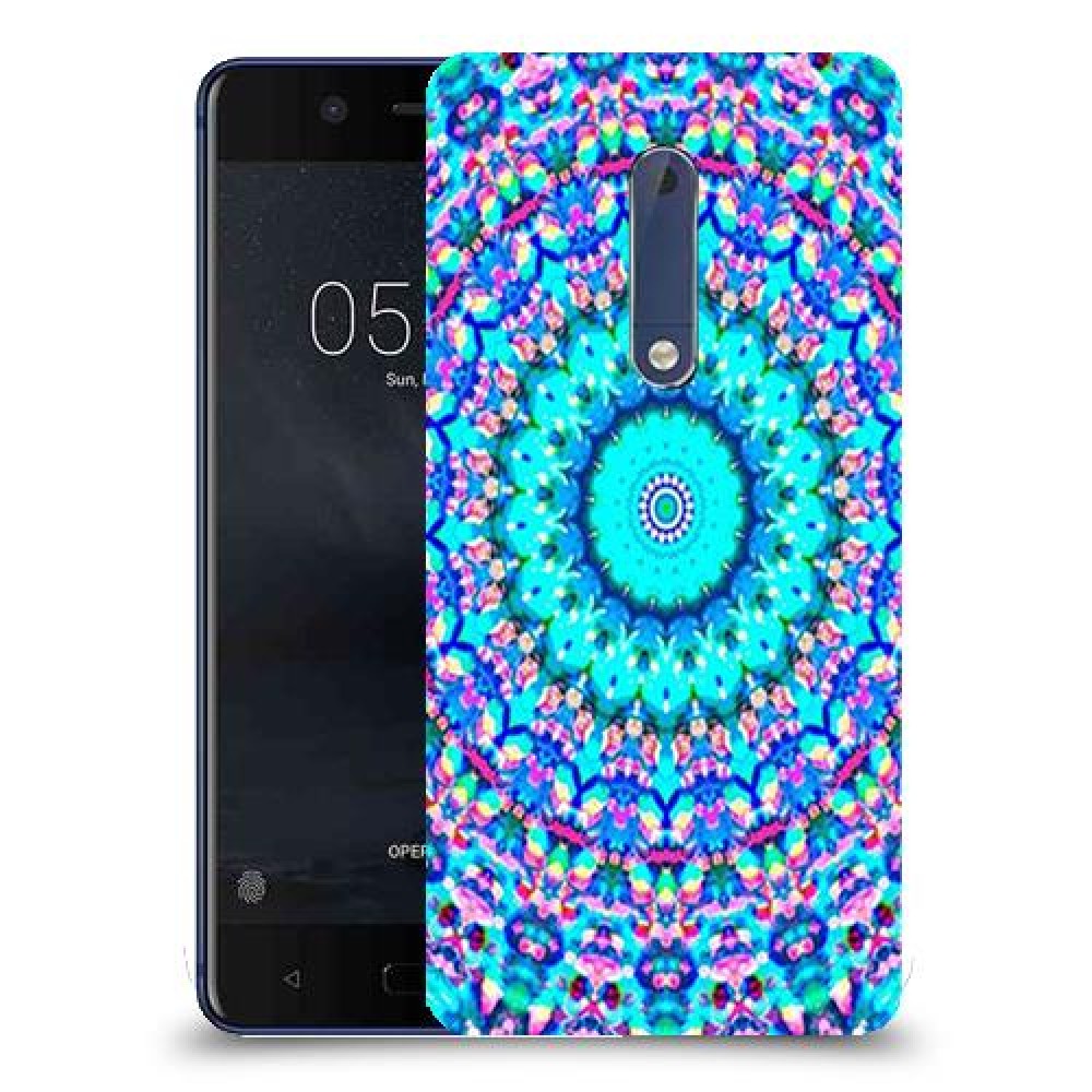מנדלה בצבע כיסוי מגן קשיח מעוצב ל Nokia 5 יחידה אחת סקרין מובייל