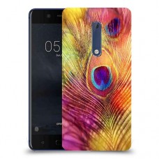 נוצת טווס כיסוי מגן קשיח מעוצב ל Nokia 5 יחידה אחת סקרין מובייל