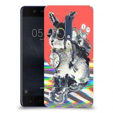 ארנבון מוזר כיסוי מגן קשיח מעוצב ל Nokia 5 יחידה אחת סקרין מובייל