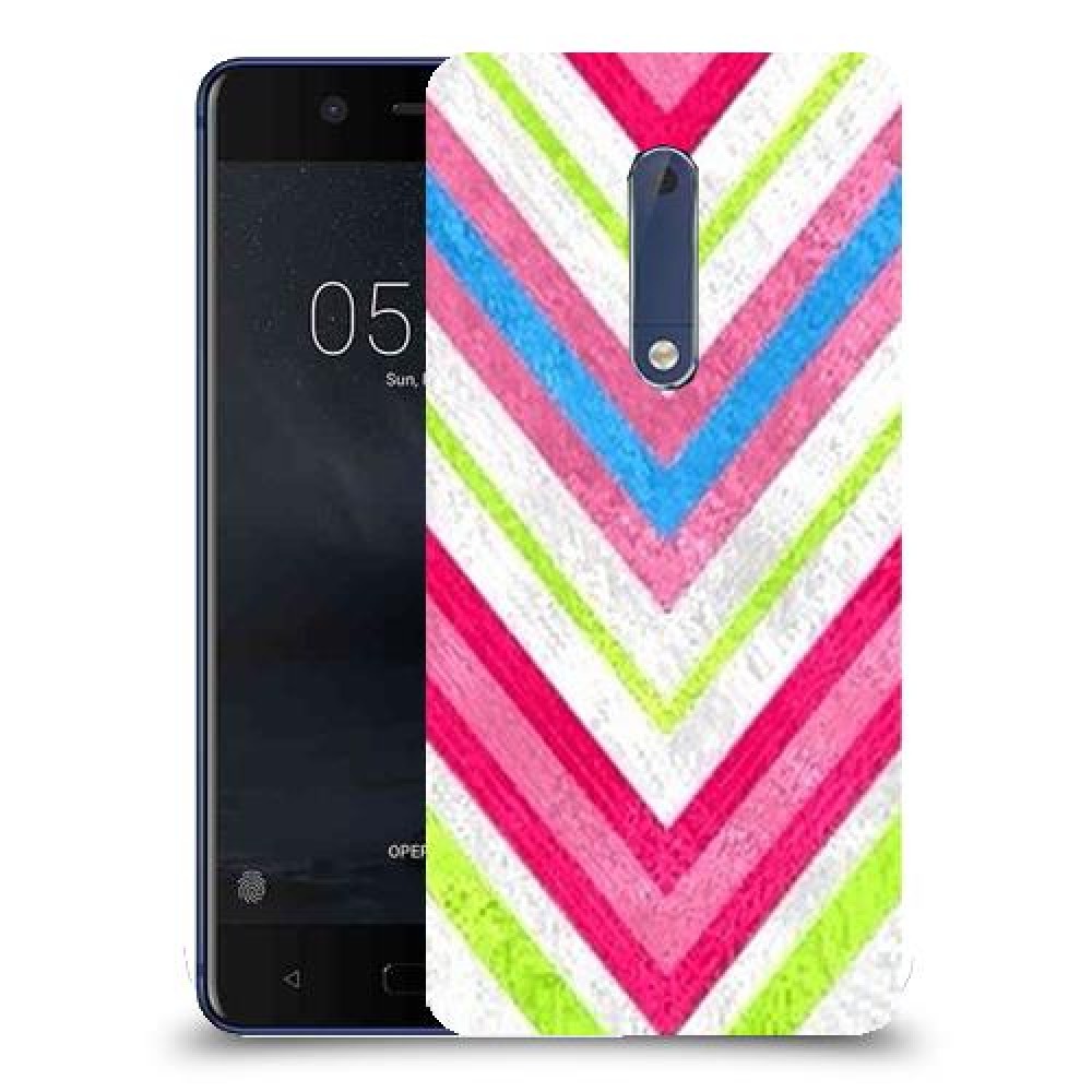 צבעים חשופים כיסוי מגן קשיח מעוצב ל Nokia 5 יחידה אחת סקרין מובייל