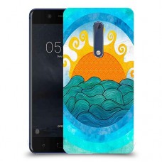 זריחה ליד הים כיסוי מגן קשיח מעוצב ל Nokia 5 יחידה אחת סקרין מובייל