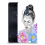 אישה בפרחים כיסוי מגן קשיח מעוצב ל Nokia 5 יחידה אחת סקרין מובייל